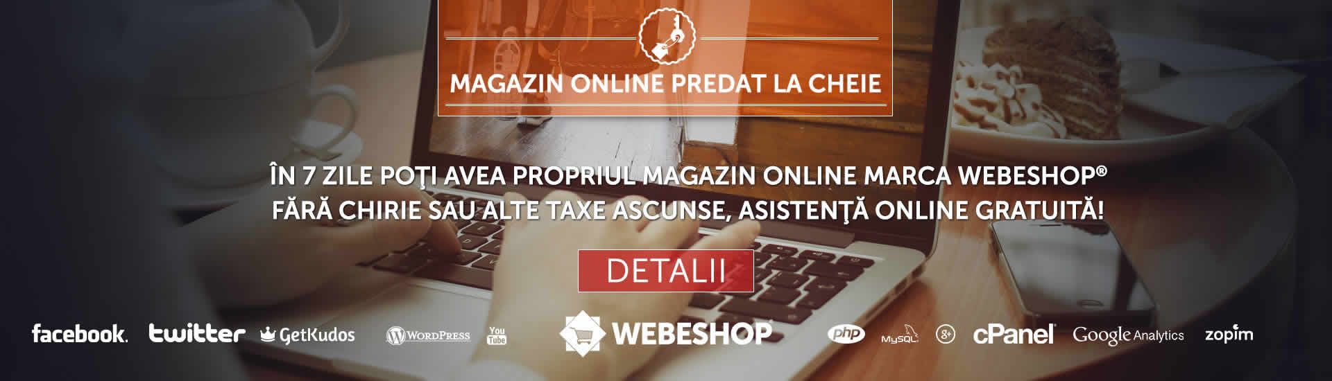 Realizare magazin online la cheie