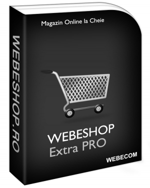 Magazin online la cheie cu module personalizate Webeshop Extra PRO
