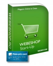Webeshop Start-Up - Creare magazin online cu template la alegere + plata prin card
